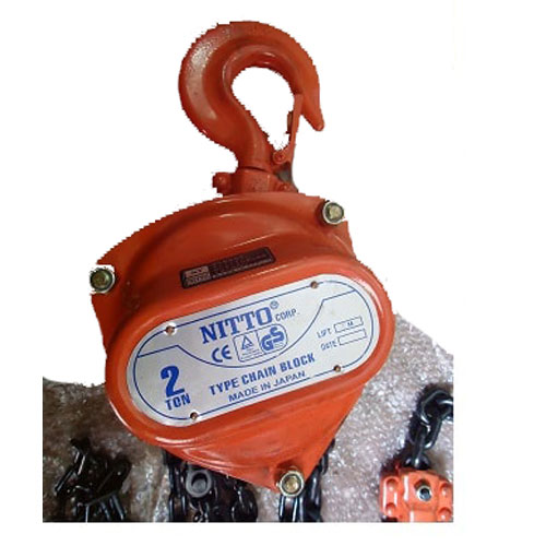 2 TẤN PA LĂNG XÍCH KÉO TAY 5 MÉT NITTO 20VP5