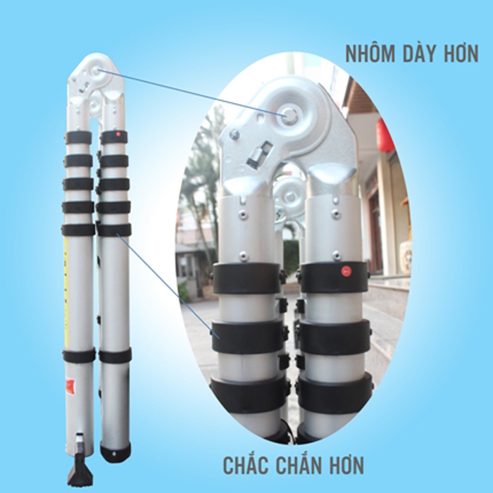 Thang nhôm rút đôi Sumo ADT807B