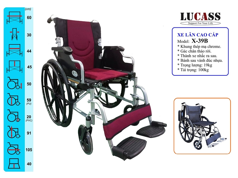 Cữa hàng xe lăn lucass ở Huyện cần Giờ giá rẻ nhất